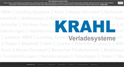 Desktop Screenshot of krahl-gmbh.net