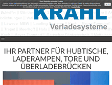 Tablet Screenshot of krahl-gmbh.net